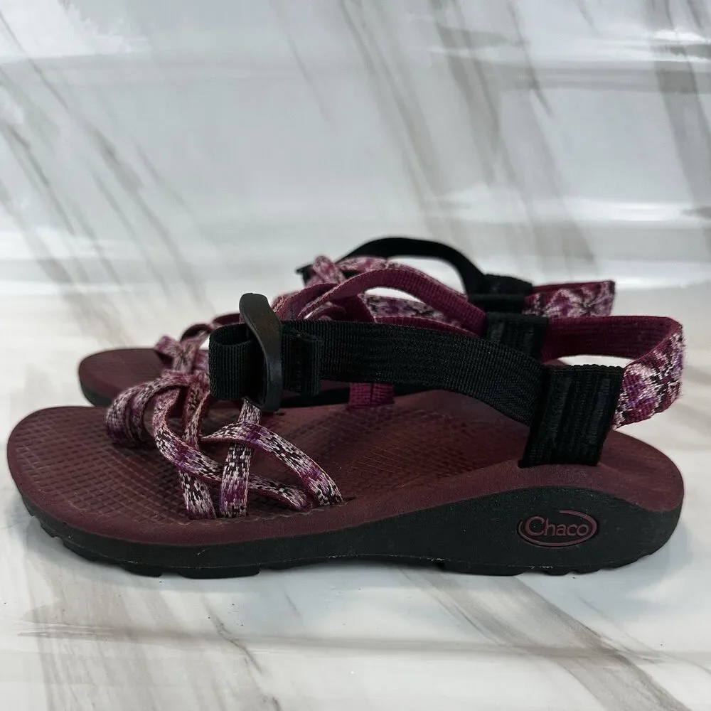 Chaco ZX2 Ecotread Dagger Pink Athletic Strappy Sandal Women's Sz 7